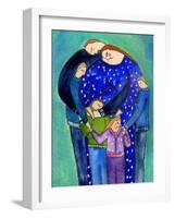 Three Boys and a Girl Family Big Diva-Wyanne-Framed Giclee Print