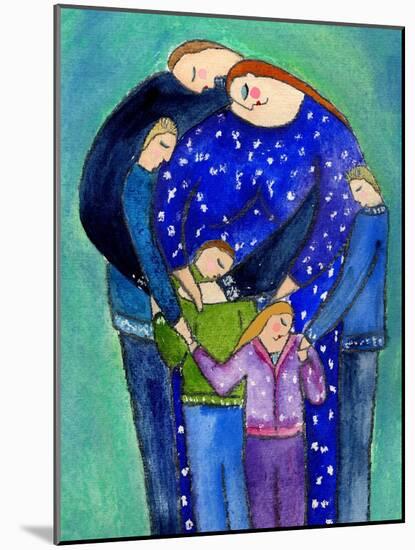 Three Boys and a Girl Family Big Diva-Wyanne-Mounted Giclee Print
