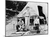 Three Boys Camping-null-Mounted Photo