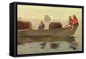 Three Boys in a Dory, 1873-Winslow Homer-Framed Stretched Canvas