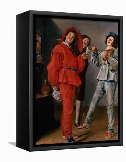 Three Boys Merry-Making, C.1629-Judith Leyster-Framed Stretched Canvas