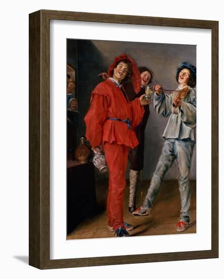 Three Boys Merry-Making, C.1629-Judith Leyster-Framed Giclee Print