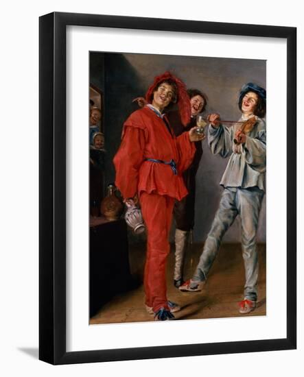 Three Boys Merry-Making, C.1629-Judith Leyster-Framed Giclee Print