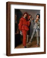 Three Boys Merry-Making, C.1629-Judith Leyster-Framed Giclee Print