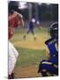 Three Boys Playing Baseball-null-Mounted Photographic Print