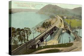 Three Bridges at Steubenville-null-Stretched Canvas