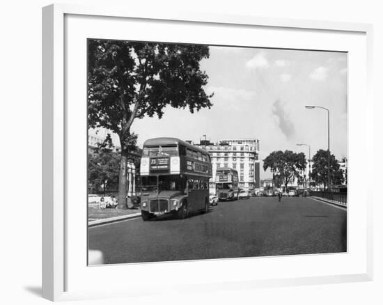 Three Buses at Once!-null-Framed Photographic Print