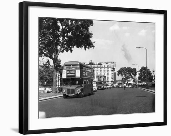 Three Buses at Once!-null-Framed Photographic Print