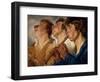 Three Buskers, 1645-1650-Jacob Jordaens-Framed Giclee Print