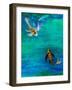 Three Butterfly Koi-Lynne Albright-Framed Art Print