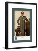 Three-Button Conservative Sack-null-Framed Art Print