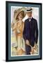 Three-Button Pleated Lapel-null-Framed Art Print