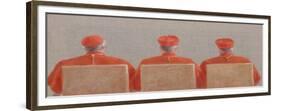 Three Cardinals, 2010-Lincoln Seligman-Framed Giclee Print