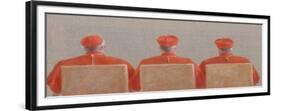 Three Cardinals, 2010-Lincoln Seligman-Framed Giclee Print