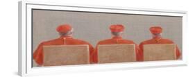 Three Cardinals, 2010-Lincoln Seligman-Framed Giclee Print