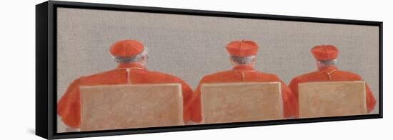 Three Cardinals, 2010-Lincoln Seligman-Framed Stretched Canvas