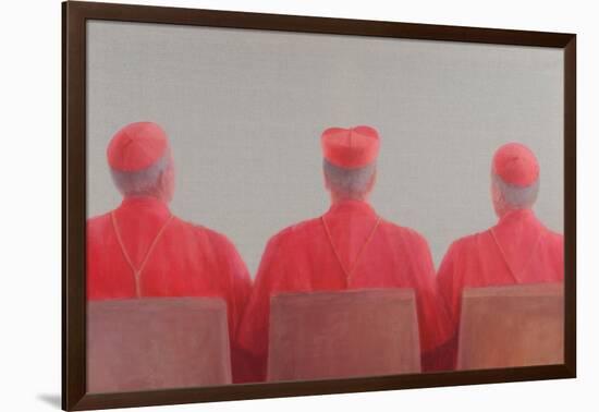 Three Cardinals II, 2012-Lincoln Seligman-Framed Giclee Print