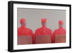 Three Cardinals II, 2012-Lincoln Seligman-Framed Giclee Print