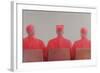 Three Cardinals II, 2012-Lincoln Seligman-Framed Giclee Print