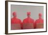 Three Cardinals II, 2012-Lincoln Seligman-Framed Giclee Print