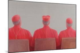 Three Cardinals II, 2012-Lincoln Seligman-Mounted Giclee Print