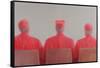 Three Cardinals II, 2012-Lincoln Seligman-Framed Stretched Canvas