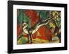 Three cats-Franz Marc-Framed Giclee Print