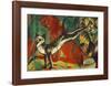 Three cats-Franz Marc-Framed Giclee Print