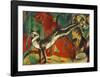 Three cats-Franz Marc-Framed Giclee Print