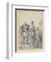 Three Caucasian Men in Conversation-Alexander Orlowski-Framed Giclee Print