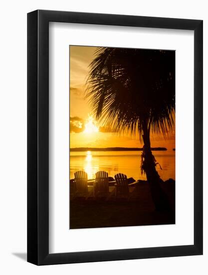 Three Chairs at Sunset - Florida-Philippe Hugonnard-Framed Photographic Print