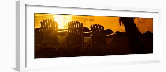 Three Chairs at Sunset - Florida-Philippe Hugonnard-Framed Photographic Print