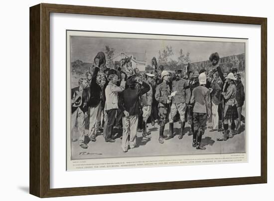 Three Cheers for Lord Kitchener-Frederic De Haenen-Framed Giclee Print