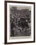 Three Cheers for the Queen, the Canadian Troops from South Africa at Windsor-Frederic De Haenen-Framed Giclee Print