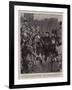 Three Cheers for the Queen, the Canadian Troops from South Africa at Windsor-Frederic De Haenen-Framed Giclee Print