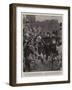 Three Cheers for the Queen, the Canadian Troops from South Africa at Windsor-Frederic De Haenen-Framed Giclee Print