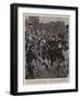 Three Cheers for the Queen, the Canadian Troops from South Africa at Windsor-Frederic De Haenen-Framed Giclee Print