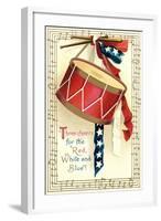 Three Cheers for the Red, White, Blue-null-Framed Art Print