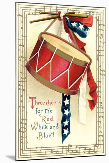 Three Cheers for the Red, White, Blue-null-Mounted Art Print