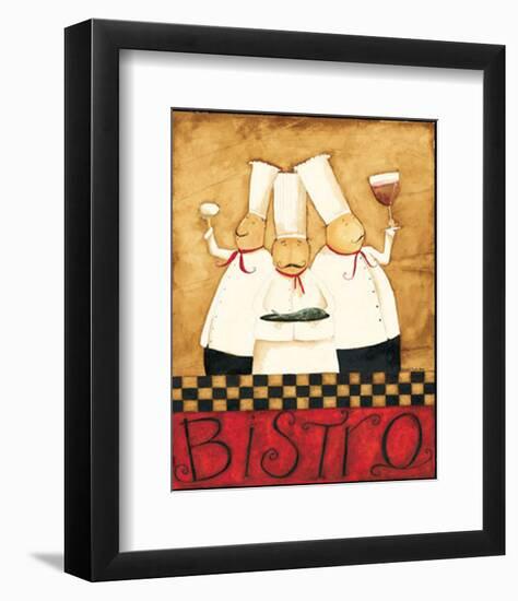 Three Chefs Wine Bistro I-Dan Dipaolo-Framed Art Print