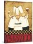 Three Chefs Wine Bistro I-Dan Dipaolo-Stretched Canvas