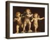 Three Cherubs-Bernandino Luini-Framed Giclee Print