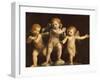 Three Cherubs-Bernandino Luini-Framed Giclee Print