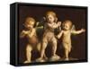 Three Cherubs-Bernandino Luini-Framed Stretched Canvas
