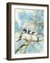 Three Chickadees-Katrina Pete-Framed Art Print