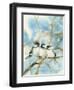 Three Chickadees-Katrina Pete-Framed Art Print