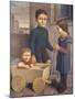 Three Children; Drei Kinder, 1926-Georg Schrimpf-Mounted Giclee Print