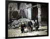 Three Children Playing with Bowling Pins at the Place Drouet d'Erlon, Reims, Marne, France, 1917-Fernand Cuville-Framed Giclee Print