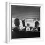 Three Children Ride in the Back of a Car, Ca. 1962-null-Framed Photographic Print