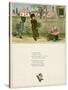 Three Children with a Go-Cart-Kate Greenaway-Stretched Canvas